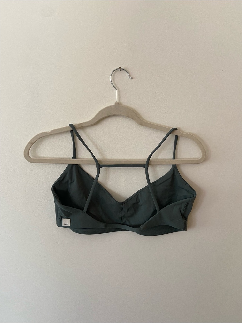 Vuori Dark Green Strappy Sports Bra - Picture 2 of 5